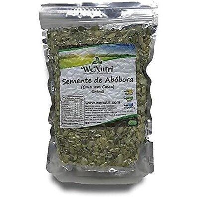 Semente Abóbora Crua WeNutri 1kg: Snack Saudável e Crocante