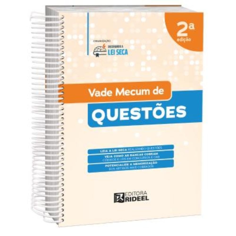 Vade Mecum de Questões: Decore a Lei Seca e Domine Concursos
