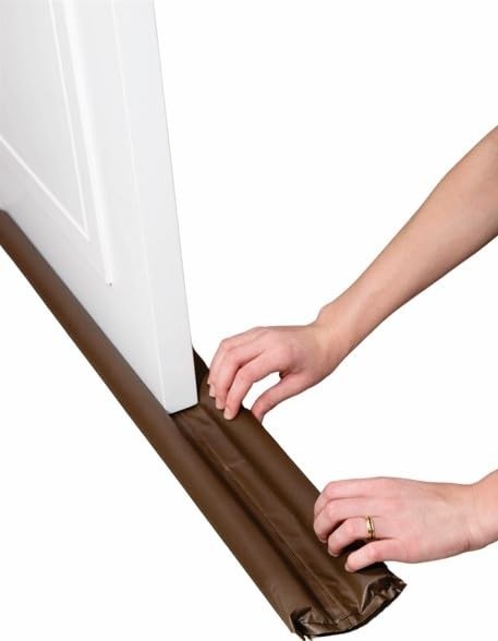 Veda Porta Protetor Marrom 120cm: Adeus Insetos, Poeira e Umidade!