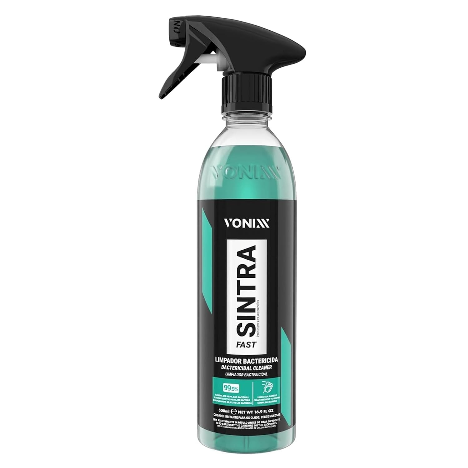 Vonixx Sintra Fast: Multilimpador Universal 500ml - Limpeza Profunda e Higienização Veicular