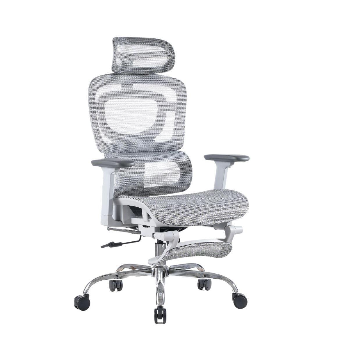 Cadeira de Escritório Ergonômica Monaco WT07 – Malha Respirável, Suporte Lombar e Até 200kg