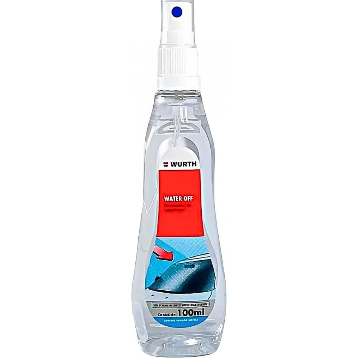 Water Off Wurth: Cristalização e Super Hidrorrepelência para Vidros Automotivos (100ml)