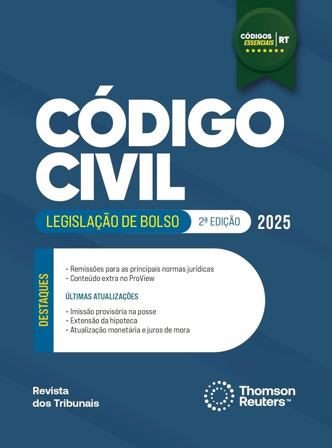 Código Civil Essencial RT Bolso 2ª Edição: Seu Guia Jurídico Completo