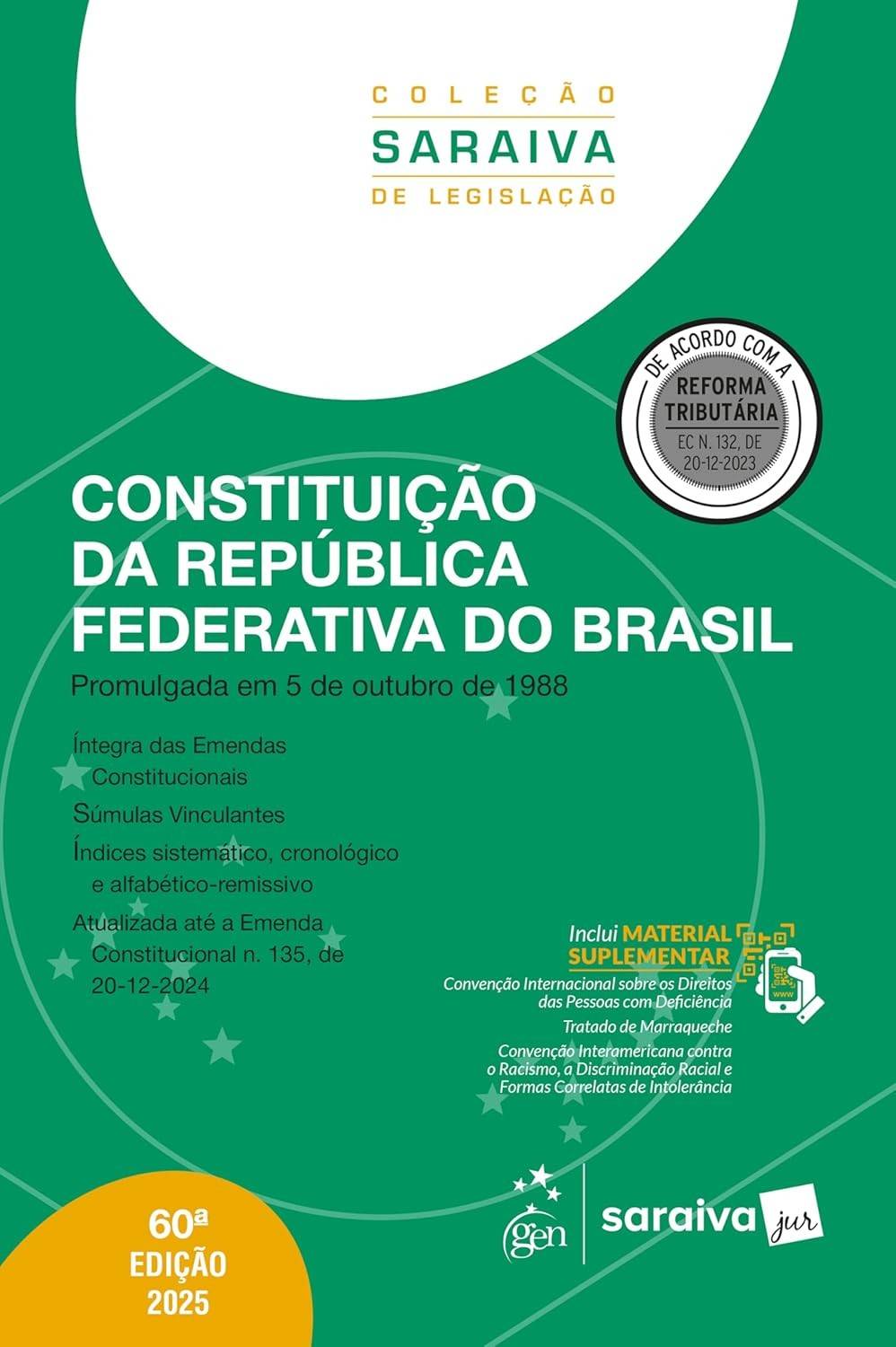 Constituição Federal 2025 - 60ª Edição Saraiva Jur: Sua Guia Essencial