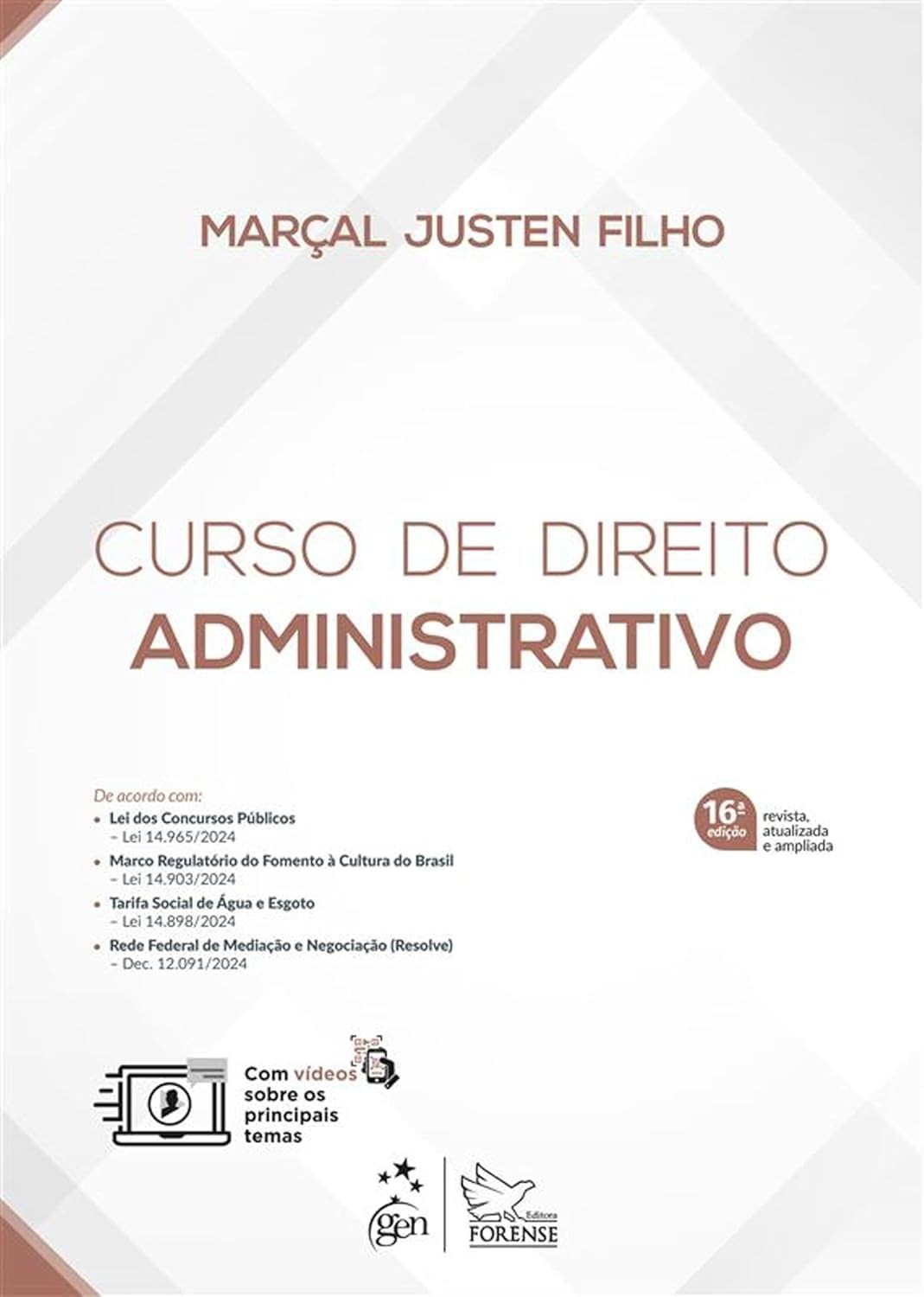 Curso de Direito Administrativo 16ª Edição 2025: Domine a Legislação e Jurisprudência Atualizadas