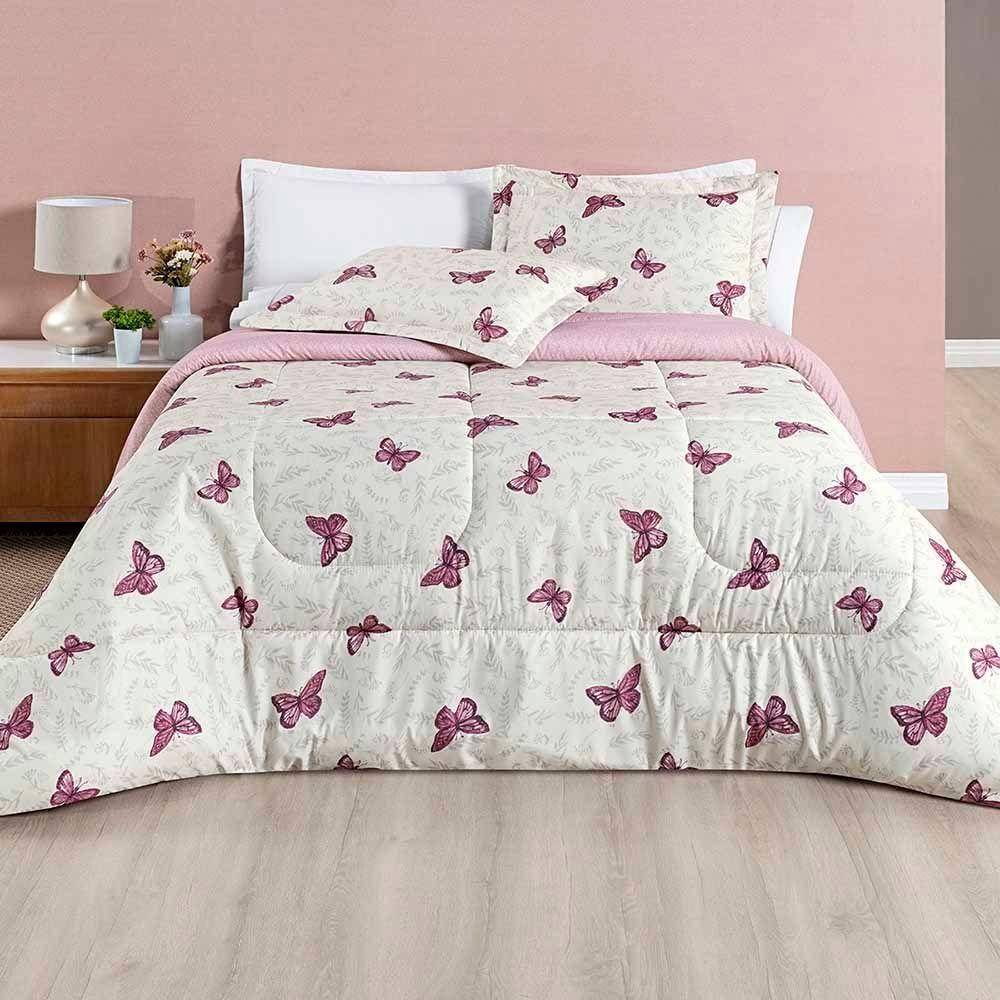 Edredom Casal Queen Floral: Conforto e Beleza!