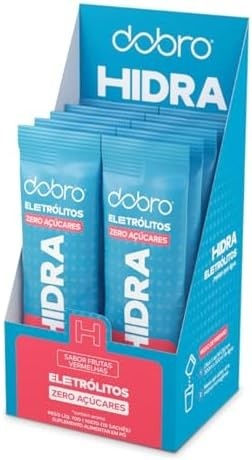 HIDRA Eletrólitos Dobro Frutas Vermelhas 10 Sachês 7g
