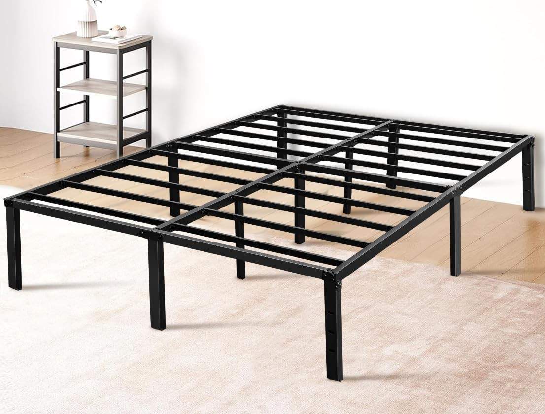 Estrutura de Cama Casal em Metal Hivento – Resistente, Silenciosa e Moderna