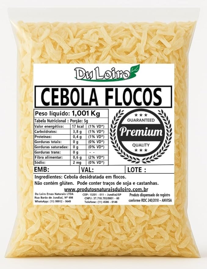 Cebola em Flocos (1,001kg)
