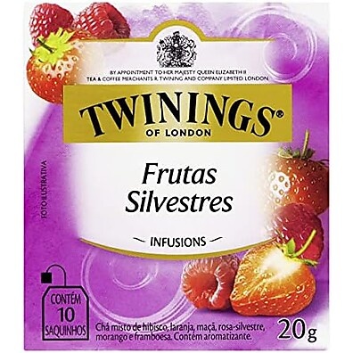 Twinings Frutas Silvestres: Sabor Intenso em 10 Saquinhos