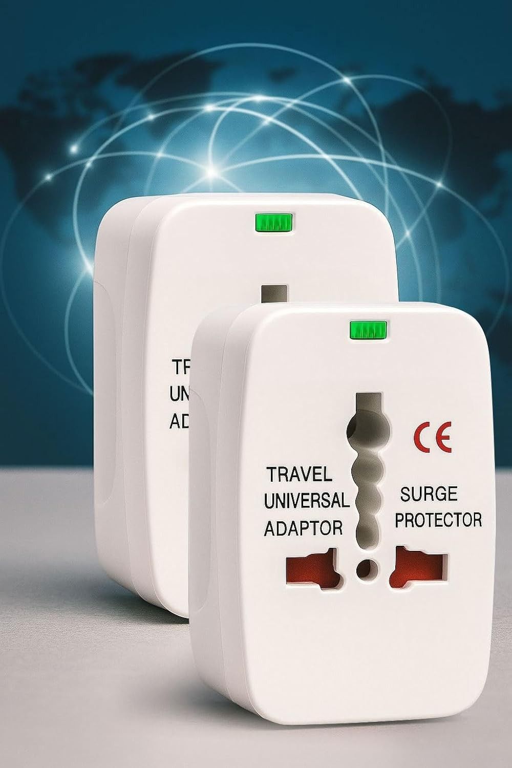 Kit 2 Adaptadores de Tomada Universal Bivolt: Sua Conexão Global em 150 Países!