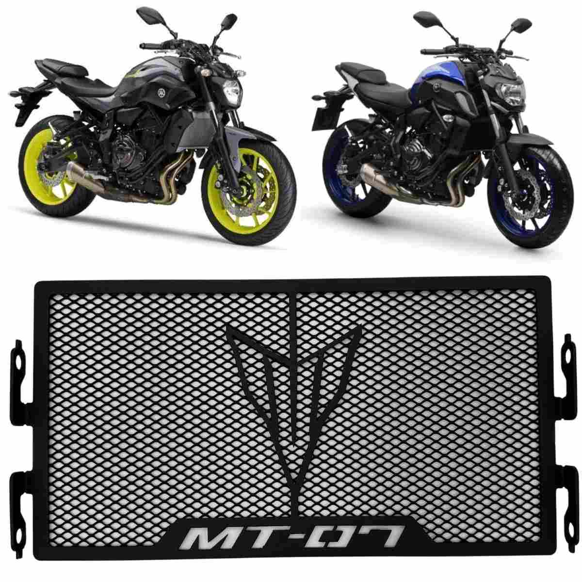 Protetor de Radiador Yamaha MT-07 (2016+) em Aço Inoxidável: Segurança e Estilo para Sua Moto