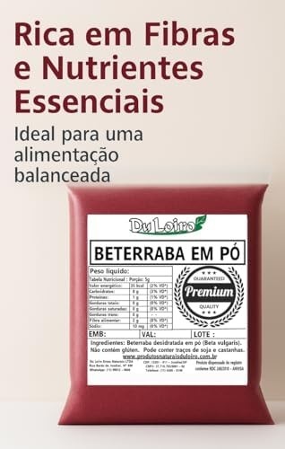 Beterraba Em Pó 500grs - 100% Pura