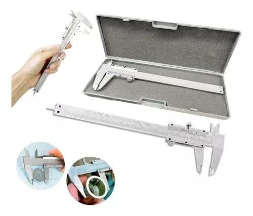 Paquímetro Analógico Profissional 150mm: Precisão Inigualável em Metal Inox
