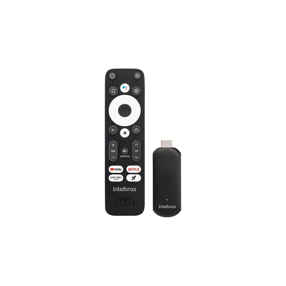 Smart TV Stick Intelbras Izy Play: Transforme sua TV em Smart Full HD com Google Assistente