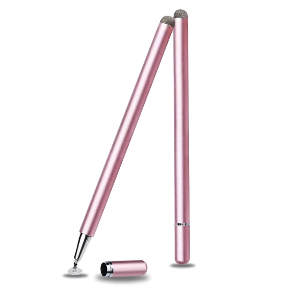 Caneta Stylus Universal 2 em 1 Rosa: Alta Precisão para Telas Touch | Sem Bateria/Bluetooth