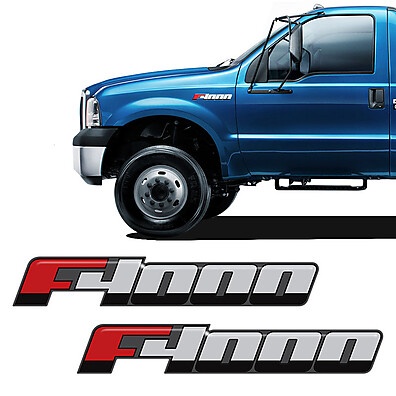 Emblema F-4000: Deixe sua Ford Impecável!