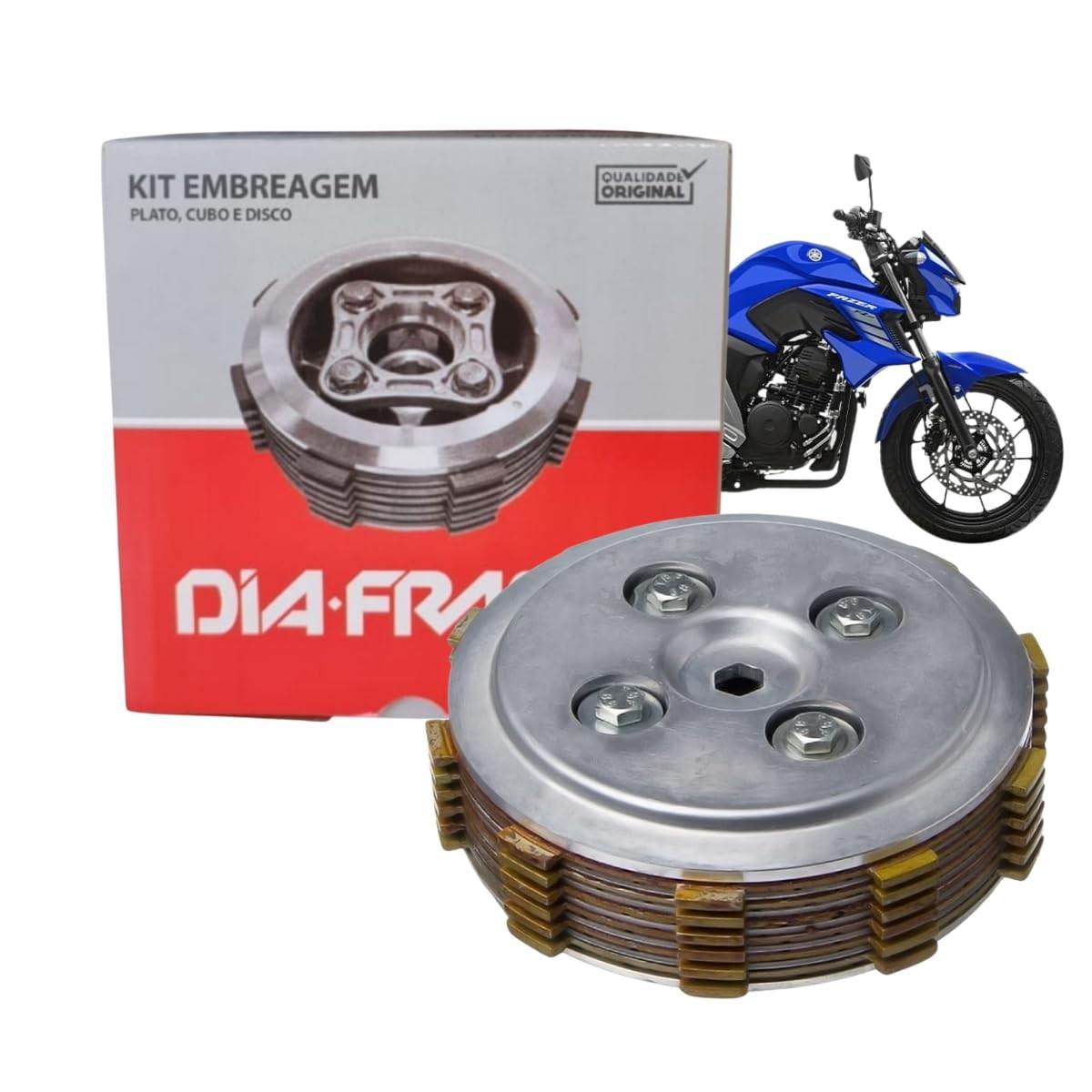 Kit Embreagem Completa Diafrag para Yamaha Fazer 250, Lander e Teneré 250 | Qualidade e Performance