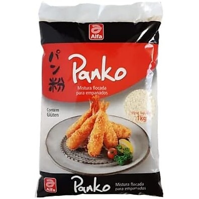 Farinha Panko Alfa: Crocância Perfeita para Empanados 1kg