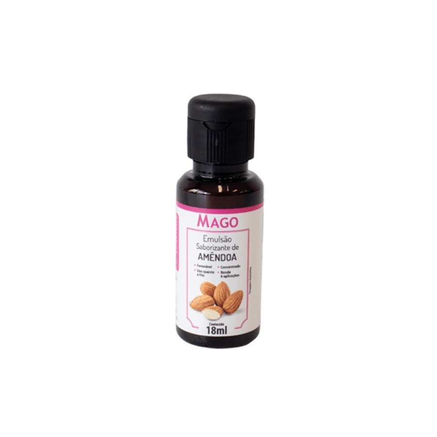 Emulsão de Amêndoa Rizzo: Sabor Intenso em 18ml