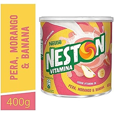 Neston Morango, Pêra e Banana: Energia e Nutrição 400g