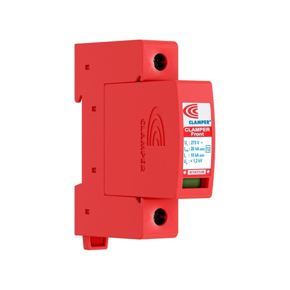 Protetor contra Raios e Surtos Elétricos CLAMPER Front V 20kA - Segurança Total para Seus Equipamentos