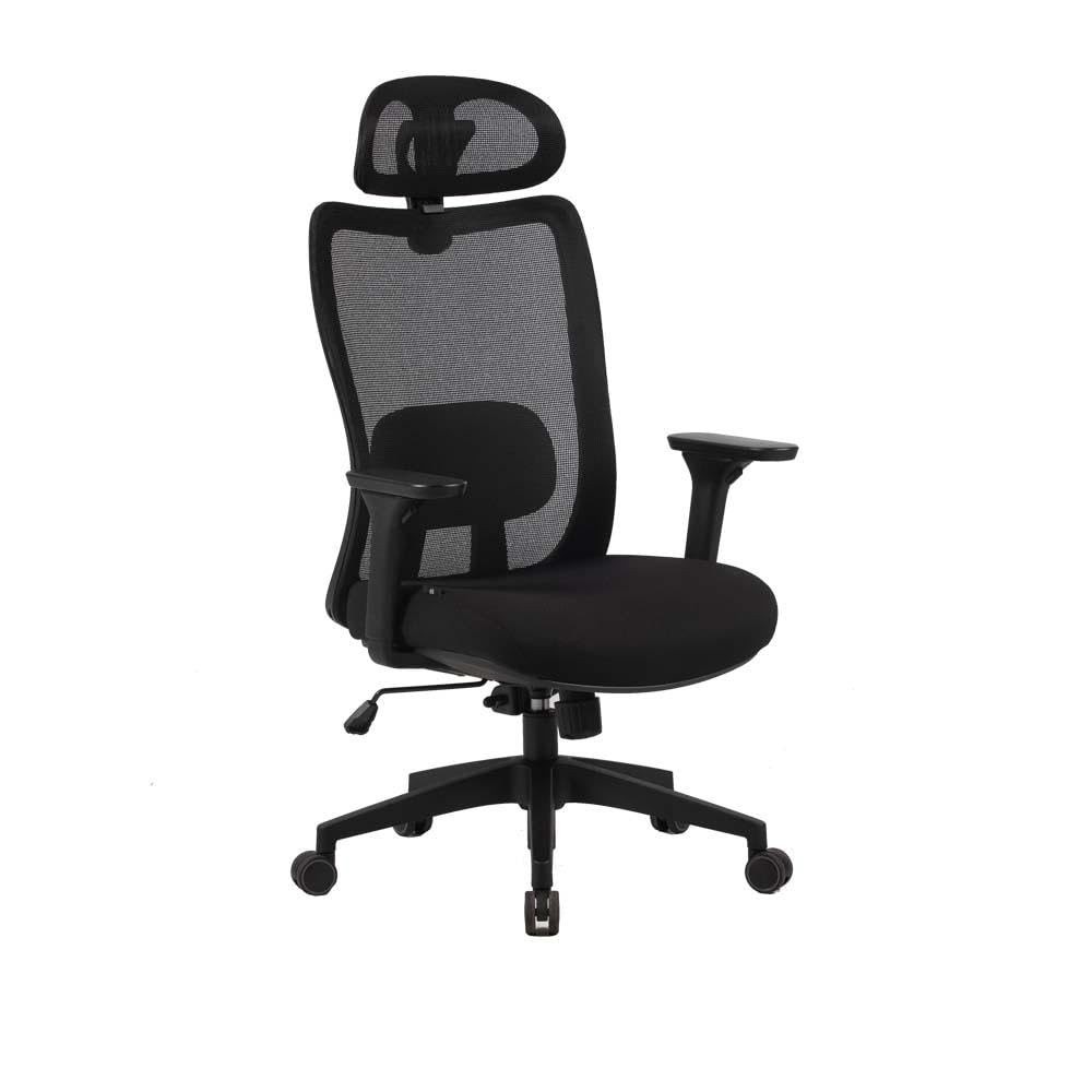 Cadeira Ergonômica Elements Astra Pro Preta – Conforto Premium 3D com Design Moderno
