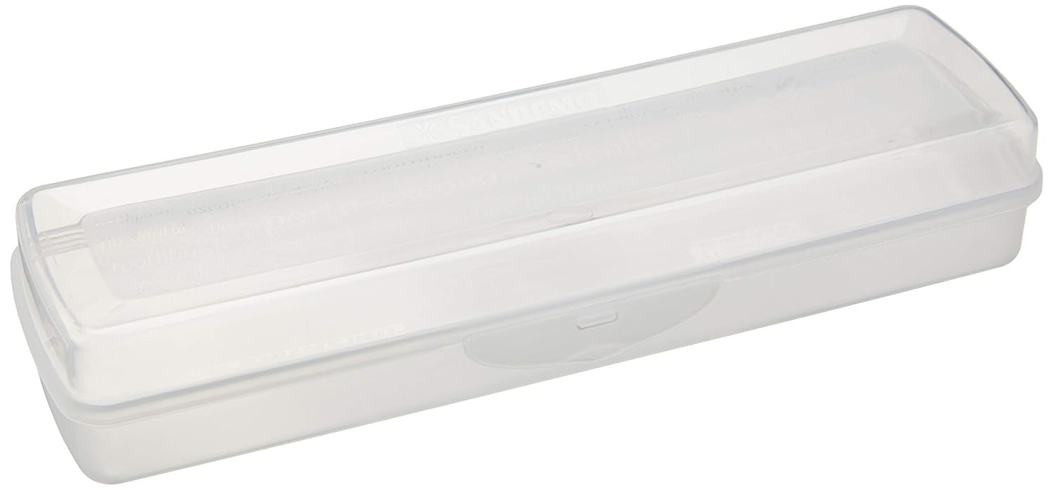 Porta Escova de Dentes Sanremo Fit – Transparente, Leve e Fácil de Limpar