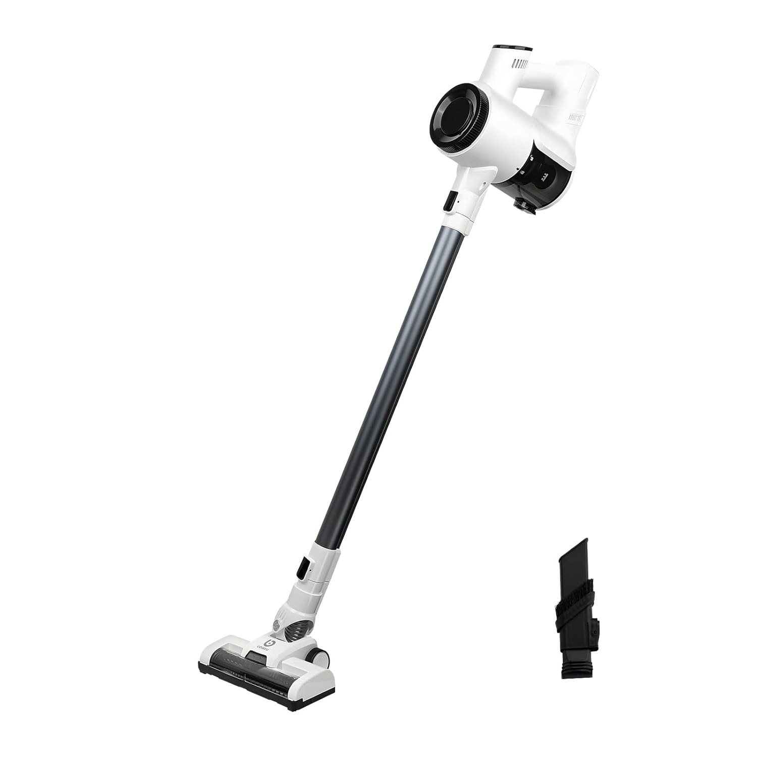 Aspirador de Pó Vertical Sem Fio 120W com Escova LED - Potência 9.5Kpa, Bateria 2000mAh, 32 Minutos de Autonomia, Ideal para Pets
