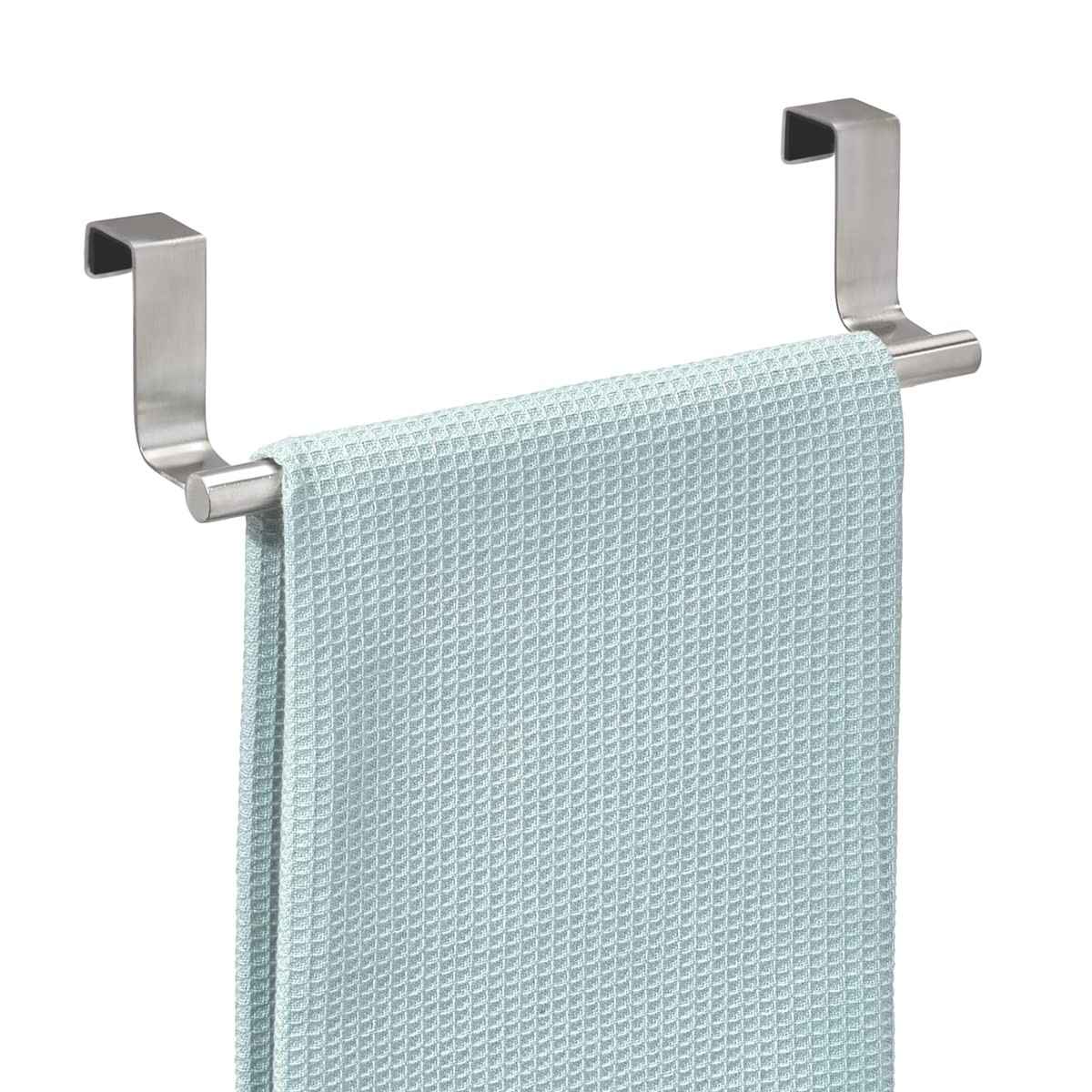 Toalheiro iDesign Forma - Aço Inoxidável Escovado | Organize Banheiro e Cozinha com Estilo