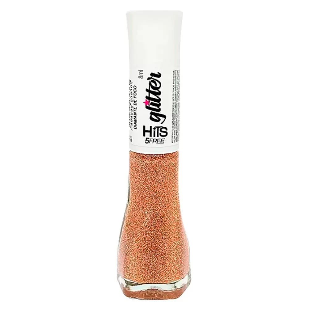 Esmalte Glitter Diamante de Fogo Hits 5Free
