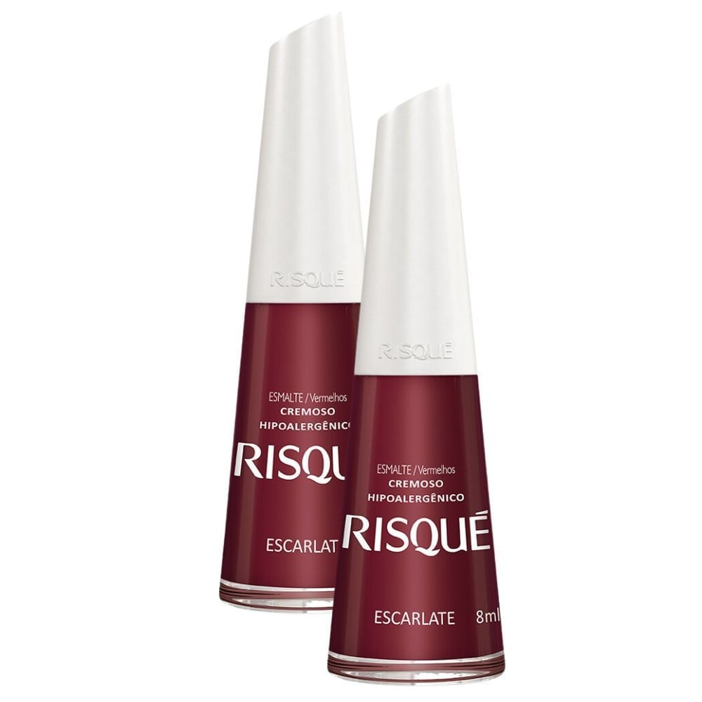 Esmalte Risqué Escarlate: Cores e Saúde!