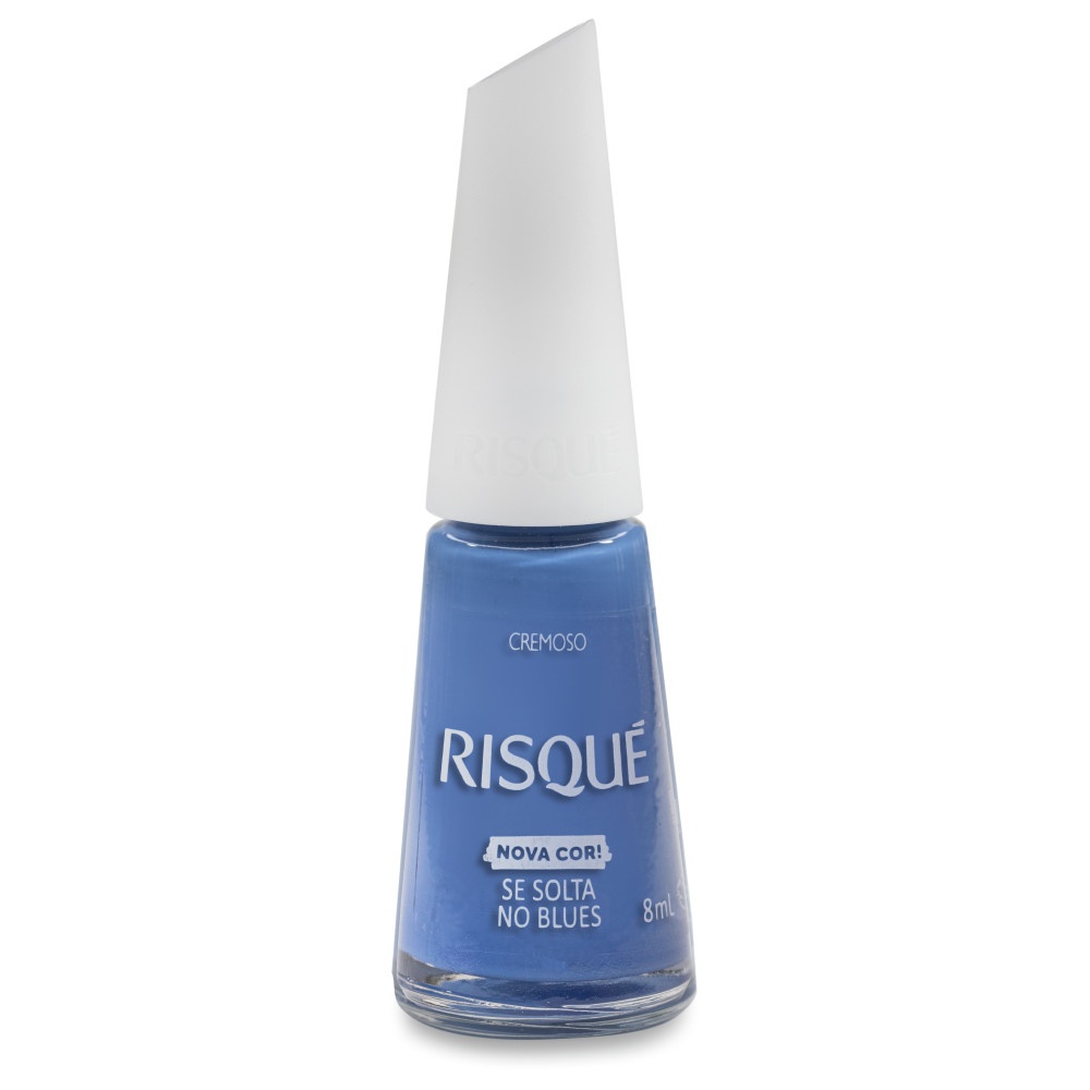 Esmalte Risqué Se Solta no Blues: Unhas Impecáveis!