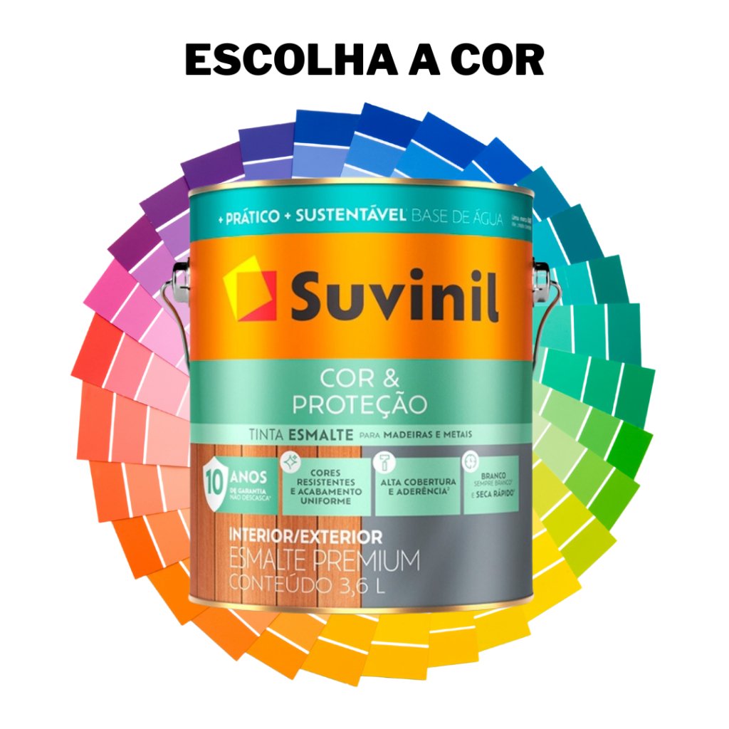 Esmalte Suvinil: Cor & Proteção para Madeira e Metal