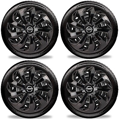 Calotas NISSAN MARCH: Aro 13/14/15 – Preto Esportivo