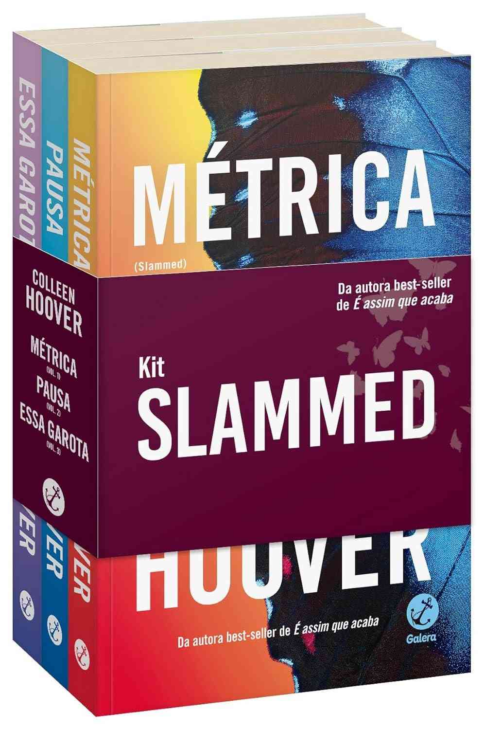Kit Completo Slammed - Colleen Hoover: Métrica, Pausa e Essa Garota