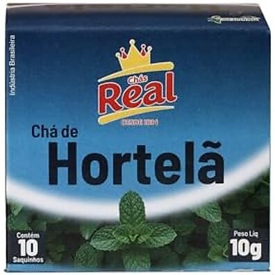 Chá Real Hortelã: Refrescância e Bem-Estar 10g