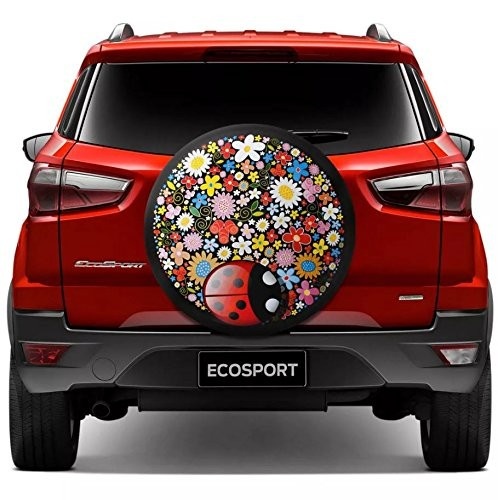 Capa de Estepe Joaninha para Ecosport, CrossFox, AirCross e Spin Activ com Cadeado - Proteção e Estilo!