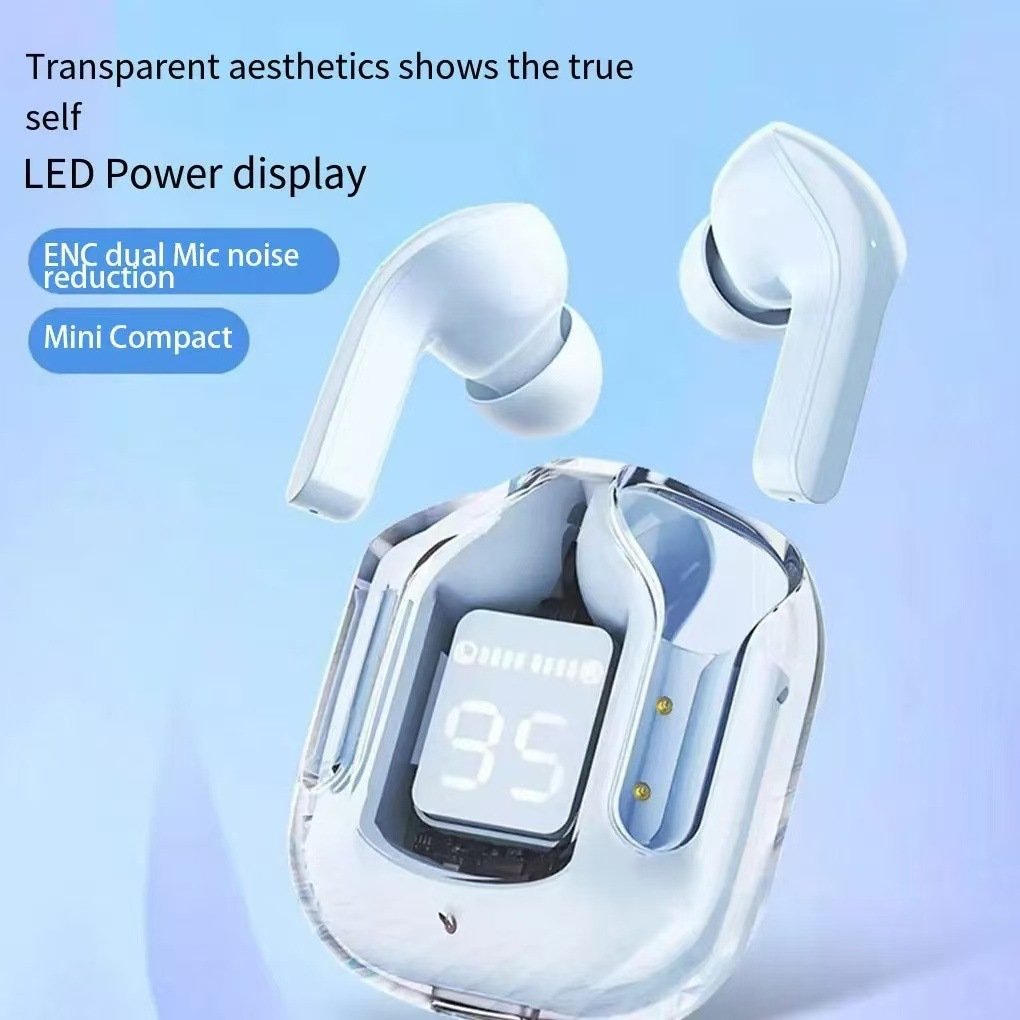 Fones Bluetooth com Display Digital: 50h de Bateria e Som Estéreo