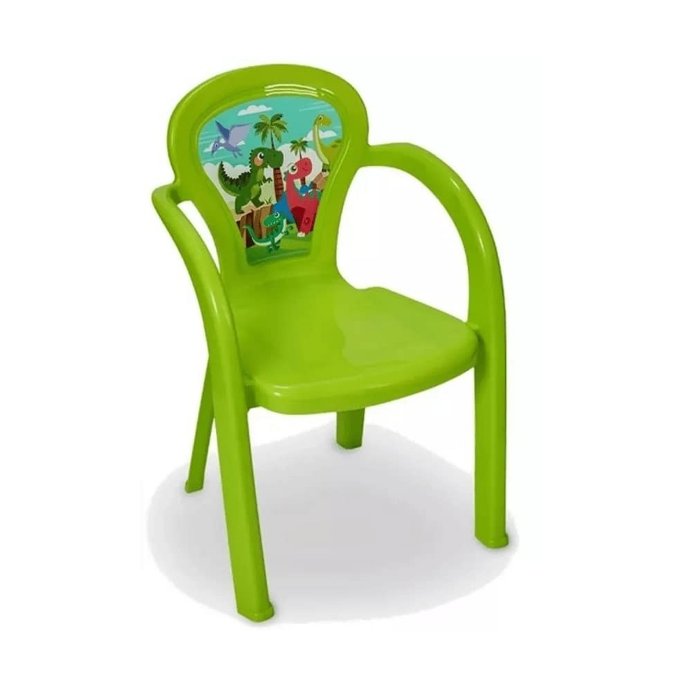 Cadeira Infantil Dec Dino Verde - Conforto e Estilo para os Pequenos