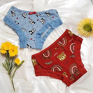 Calcinhas Infantis Estampadas: Conforto e Estilo!