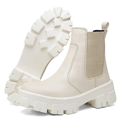 Coturno Chelsea Feminino Off White: Conforto e Estilo
