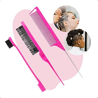 Kit Pente Escova Baby Hair: Precisão e Estilo!