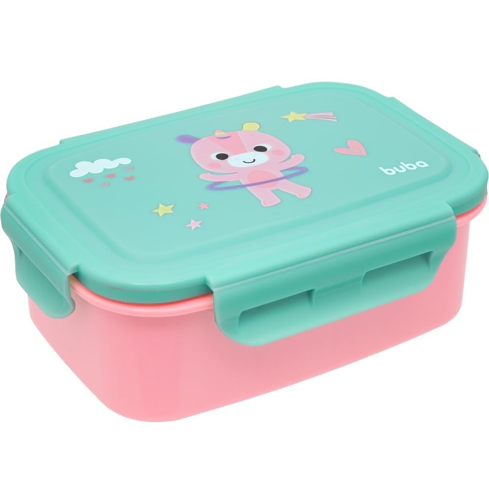 Bento Box Buba Zoo Unicórnio - Marmita Infantil com Estilo e Segurança