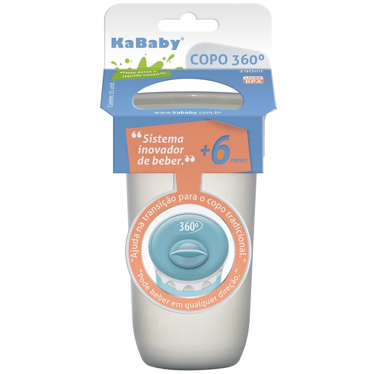 Copo 360 Sport 300ml Cinza – Segurança e Estilo para Beber com Liberdade