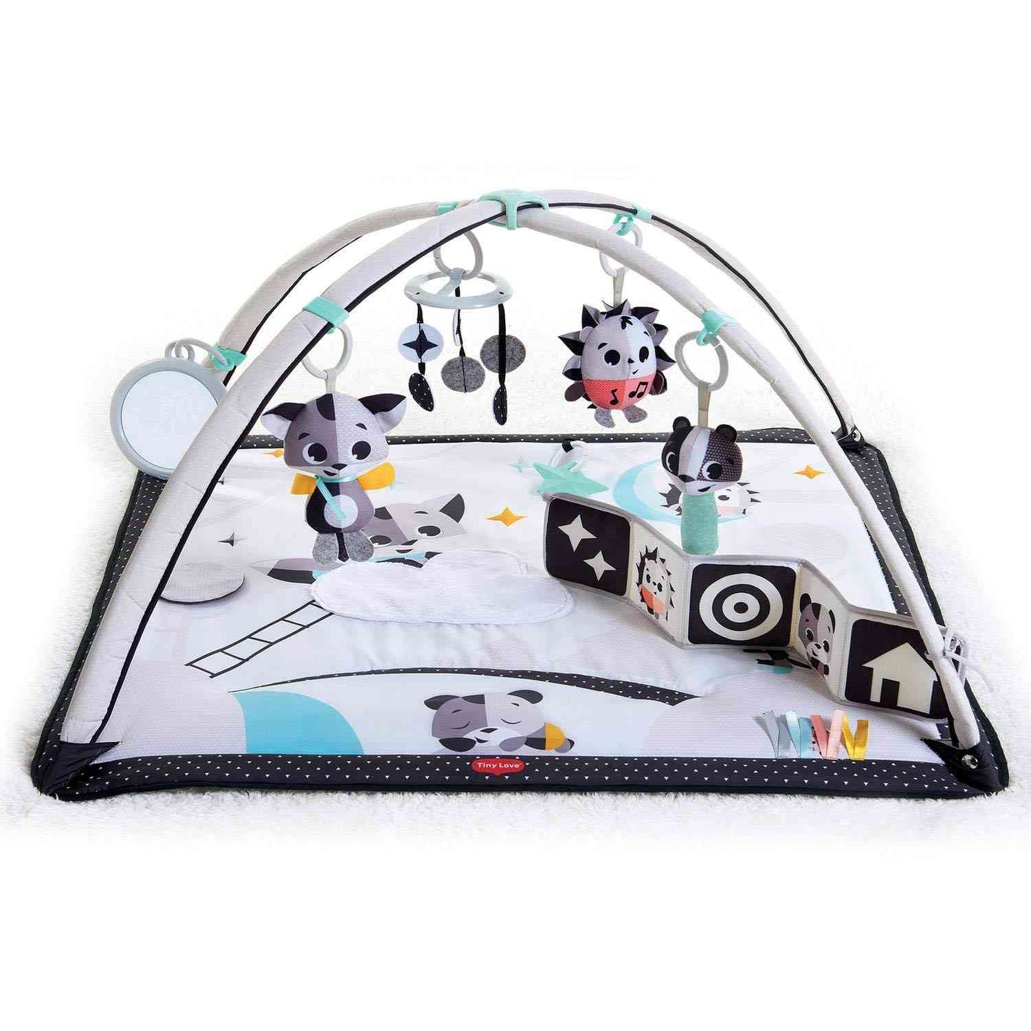 Tapete Ginásio Tiny Love Gymini Black & White Magical Tales - Estimulação Sensorial para Bebês