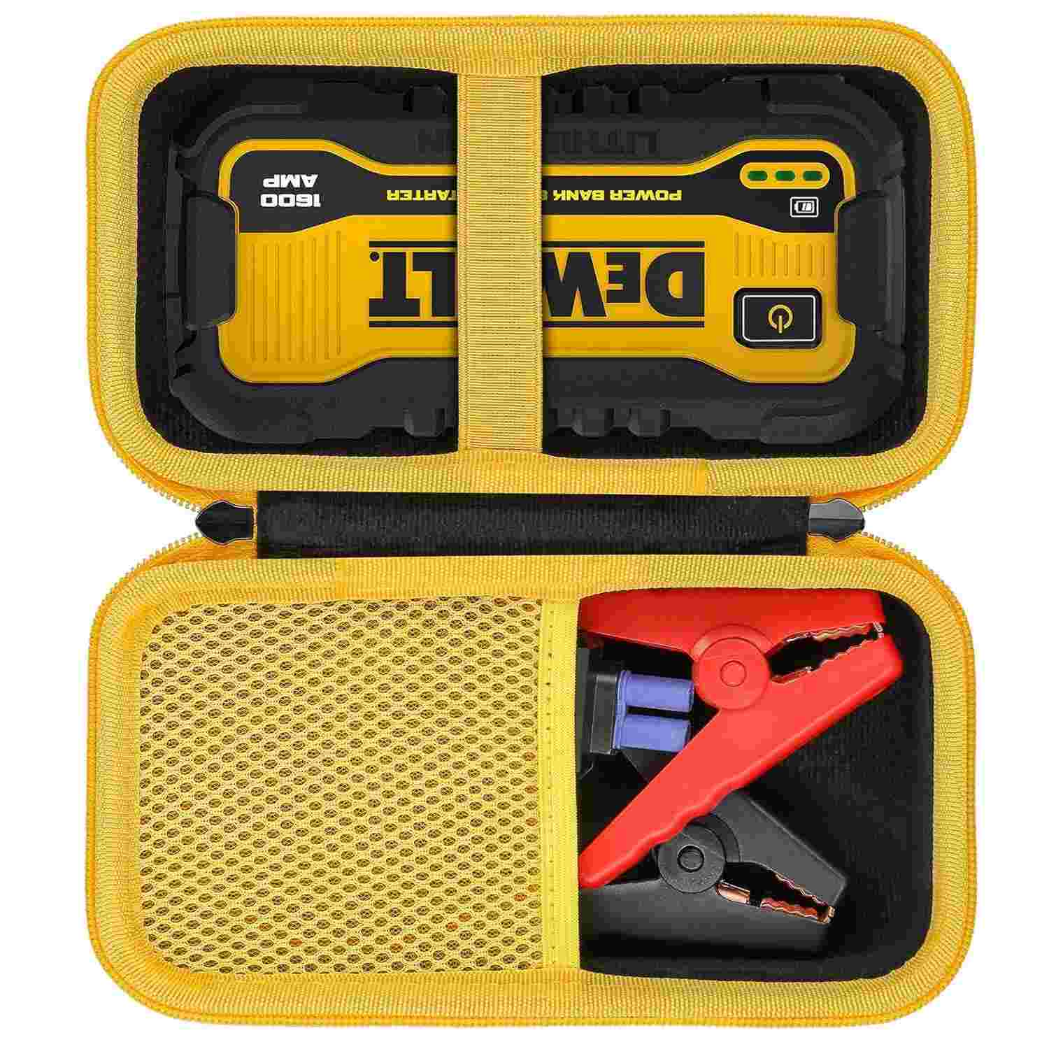 Estojo Rígido Khanka Premium para DeWalt DXAELJ16 1600 Peak Amp Jump Starter - Proteção e Portabilidade Essenciais