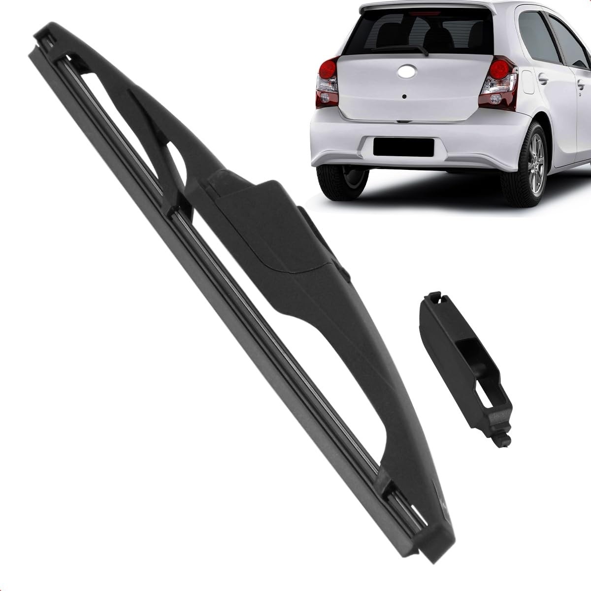 Palheta Limpadora Para-Brisa Traseiro Vigia Carenada 12" Etios 2012-2021 - Silicone Premium