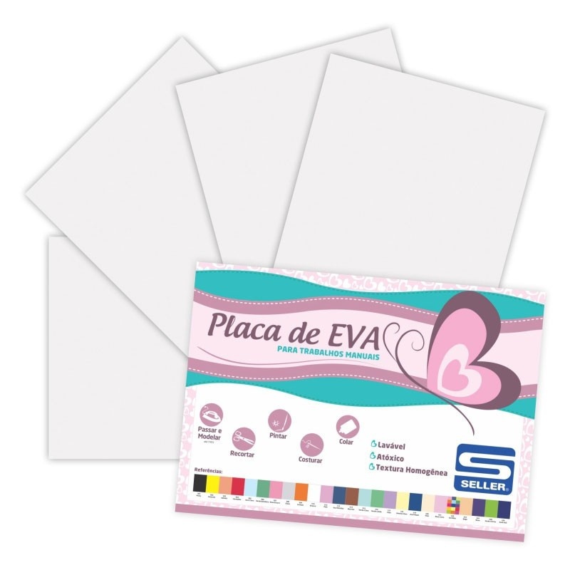 EVA Branco 40x60cm: Pacote com 10 Folhas Seller