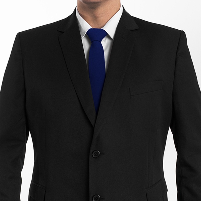 Kit de 6 Gravatas Azul Royal para Casamentos e Eventos